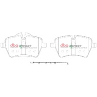 DBA DB2052SP Street Performance Brake Pad Set Front