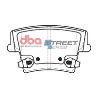 DBA DB2062SS Street Series Brake Pad Set Rear