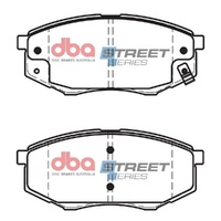 DBA DB2072SS Street Series Brake Pad Set Front