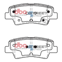 DBA DB2076SS Street Series Brake Pad Set Rear