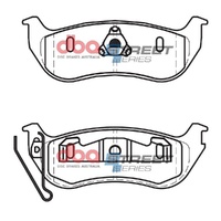 DBA DB2163SS Street Series Brake Pad Set Rear