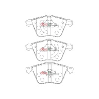 DBA DB2176SP Street Performance Brake Pad Set Front