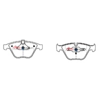 DBA DB2187SS Street Series Brake Pad Set Front