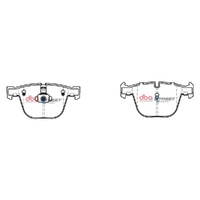 DBA DB2197SS Street Series Brake Pad Set Rear