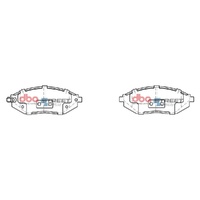DBA DB2208SS Street Series Brake Pad Set Front