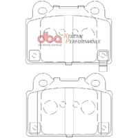 DBA DB2215XP Xtreme Performance Brake Pad Set Rear