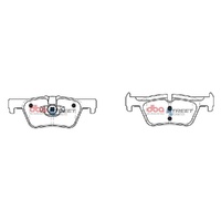 DBA DB2224SS Street Series Brake Pad Set Rear