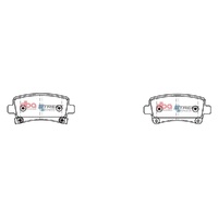 DBA DB2264SS Street Series Brake Pad Set Front