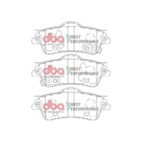 DBA DB2267SP Street Performance Brake Pad Set Rear