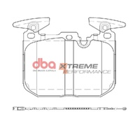DBA DB2299XP Xtreme Performance Brake Pad Set Front