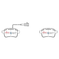 DBA DB2344SS Street Series Brake Pad Set Rear