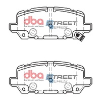 DBA DB2355SS Street Series Brake Pad Set Rear