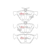 DBA DB2398XP Xtreme Performance Brake Pad Set Rear