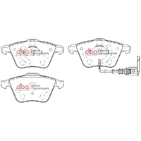 DBA DB2402XP Xtreme Performance Brake Pad Set Front