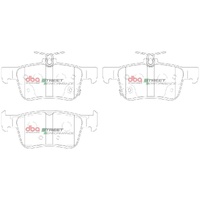 DBA DB2429SP Street Performance Brake Pad Set Rear