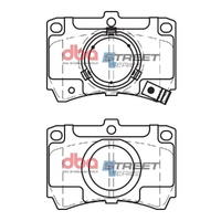 DBA DB406SS Street Series Brake Pad Set Front