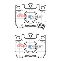 DBA DB442SS Street Series Brake Pad Set Front