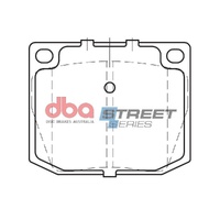 DBA DB525SS Street Series Brake Pad Set Front