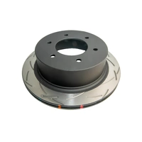 DBA 4x4 Survival 4000 Series T3 Slotted Brake Disc Rotor Rear fits Mitsubishi DBA42215S