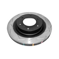 DBA 4x4 Survival 4000 Series T3 Slotted Brake Disc Rotor Front fits Mitsubishi DBA42216S