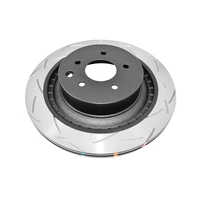 DBA 4000 Series T3 Slotted Brake Disc Rotor Rear fits Nissan DBA42315S