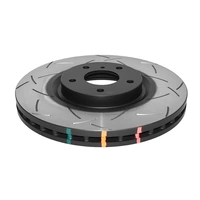 DBA 4x4 Survival 4000 Series T3 Slotted Brake Disc Rotor Front fits Infiniti DBA42336S