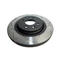 DBA 4000 Series T3 Slotted Brake Disc Rotor Front fits Renault DBA42353S
