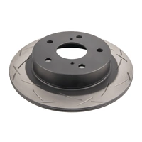 DBA 4000 Series T3 Slotted Brake Disc Rotor Rear fits Suzuki DBA42496S