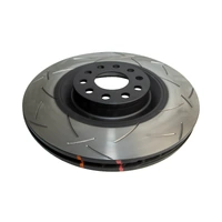 DBA 4000 Series T3 Slotted Brake Disc Rotor Front fits Audi DBA42575S