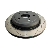 DBA 4x4 Survival 4000 Series T3 Slotted Brake Disc Rotor Rear fits Jeep DBA42637S