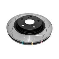 DBA 4000 Series T3 Slotted Brake Disc Rotor Front fits Toyota DBA42709S