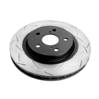 DBA 4000 Series T3 Slotted Brake Disc Rotor Front fits Toyota DBA42744S