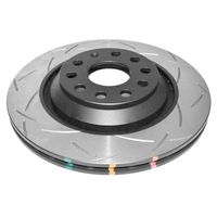 DBA 4000 Series T3 Slotted Brake Disc Rotor Rear fits VW DBA42809S