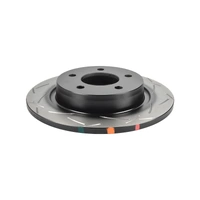 DBA 4000 Series T3 Slotted Brake Disc Rotor Rear fits Mazda DBA42957S