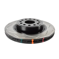 DBA 4000 Series T3 Slotted Brake Disc Rotor Front fits Ram DBA43266S