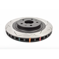 DBA 4000 Series T3 Slotted Brake Disc Rotor Front fits Chevrolet DBA43928S