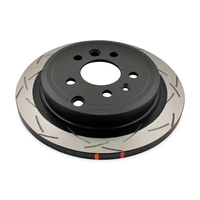 DBA 4000 Series T3 Slotted Brake Disc Rotor Rear fits Ford DBA4505S