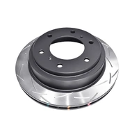 DBA 4x4 Survival 4000 Series T3 Slotted Brake Disc Rotor Rear fits Mitsubishi DBA4661S