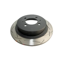 DBA 4000 Series T3 Slotted Brake Disc Rotor Rear fits Nissan DBA4902S