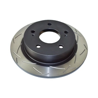 DBA 4000 Series T3 Slotted Brake Disc Rotor Rear fits Nissan DBA4906S