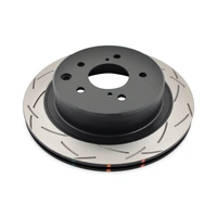 DBA 4000 Series T3 Slotted Brake Disc Rotor Rear fits Nissan DBA4908S