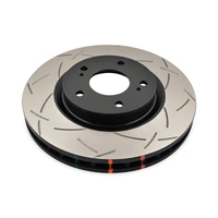 DBA 4000 Series T3 Slotted Brake Disc Rotor Front fits Nissan DBA4926S