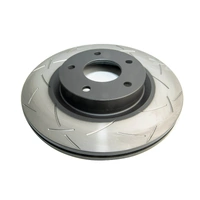 DBA 4000 Series T3 Slotted Brake Disc Rotor Front fits Nissan DBA4954S