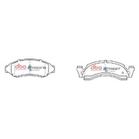 DBA DBS788SS Street Series Brake Pad Set Front