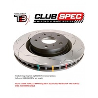 4000 Series T3 Front Slotted Rotor - 302.5mm Rotor (DBA42552S)