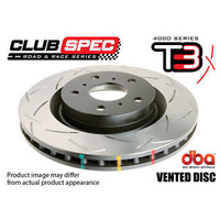 4000 Series T3 Rear Slotted Rotor - 290mm Rotor (DBA4653S)