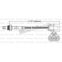 Pre-Catalytic Converter Oxygen Sensor 18mm Thread (EGO-018)