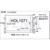 Radiator (HOL1071-PA32A)