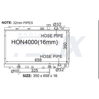 Radiator (HON4000-PA16A)