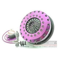 Xtreme 230mm Carbon Blade Twin Plate Incl Flywheel & Push/Pull Hydraulic Conversion (KTY23682-2P)